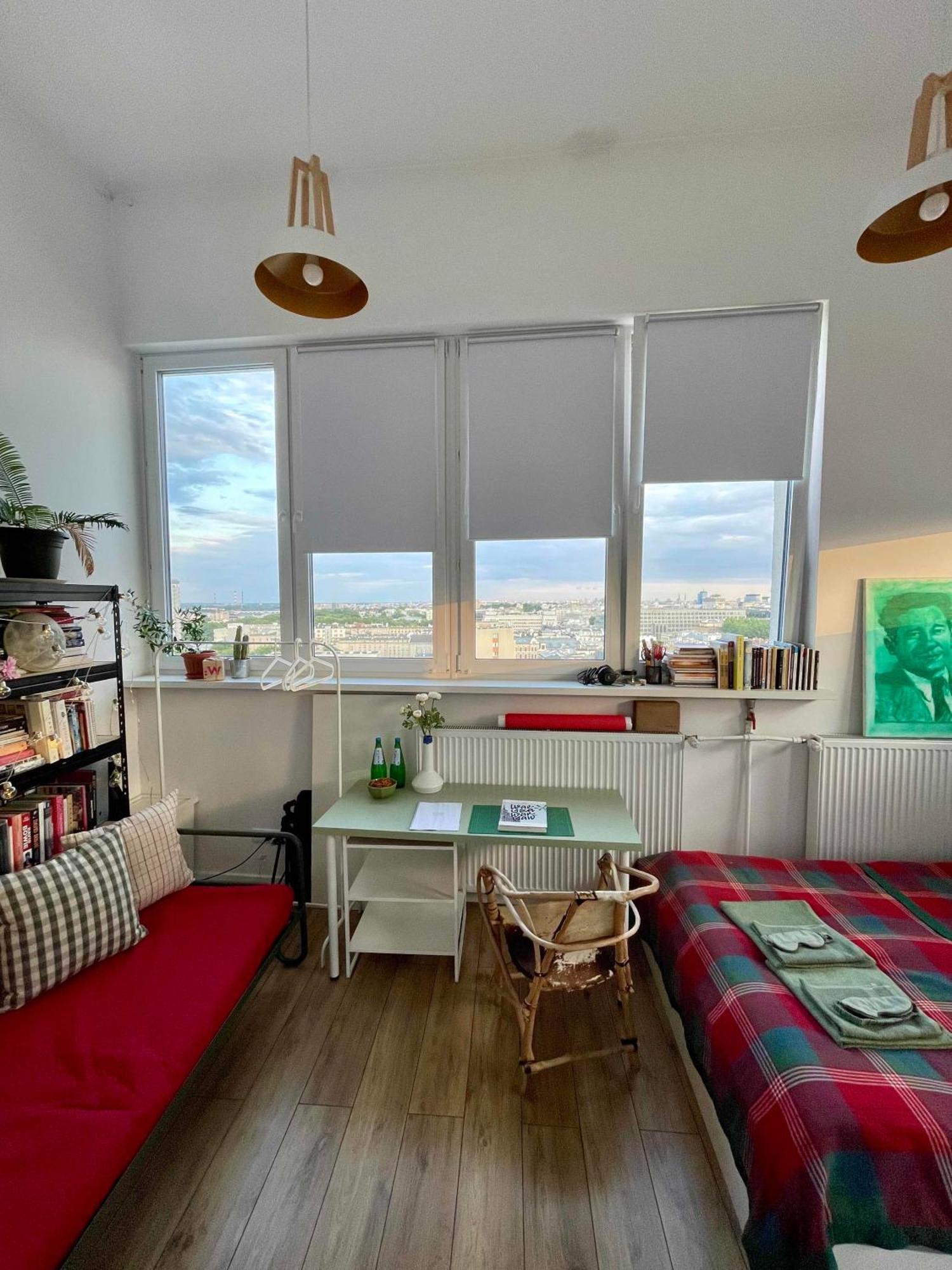 Atelier W Sercu Warszawy Z Panoramicznym Widokiem Διαμέρισμα Βαρσοβία Εξωτερικό φωτογραφία
